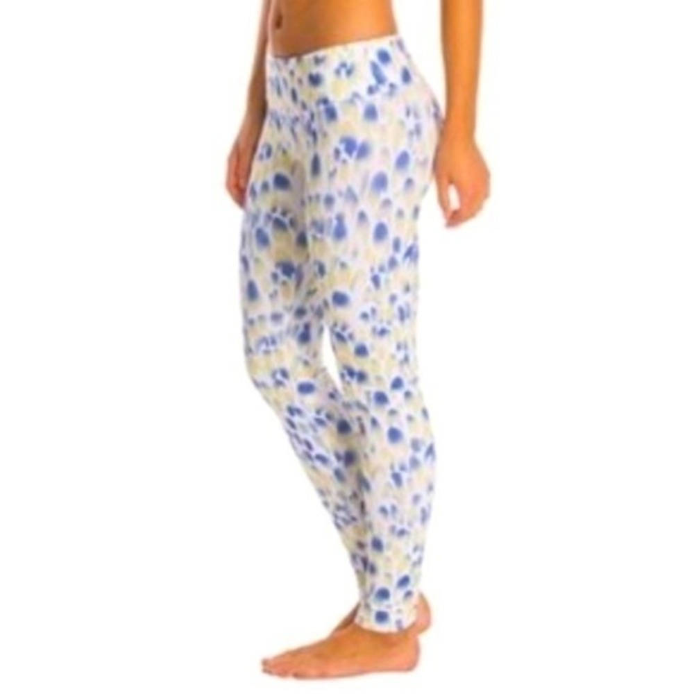 Alo Yoga Cheetah Colorful Stretch Airbrush Athletic Legging Pants Athleisure
